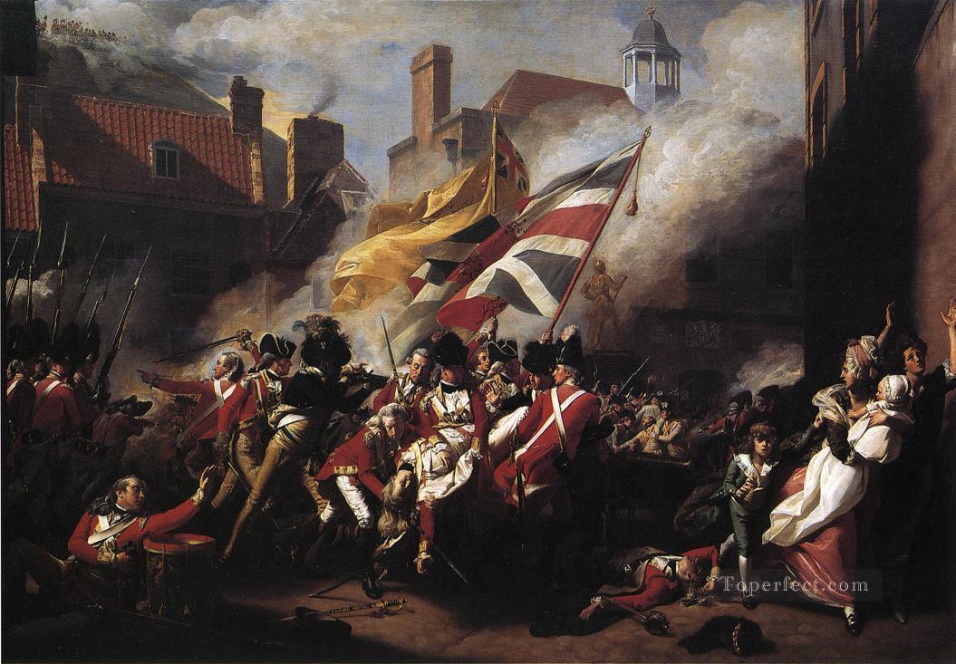 ニューイングランド植民地時代のピアソン少佐の死 ジョン・シングルトン・コプリー油絵